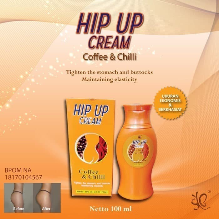 SYB Hip Up Cream Original BPOM Krim Perawatan Kecantikan Tubuh Wanita Pembesar Bokong Pemutih Bokong