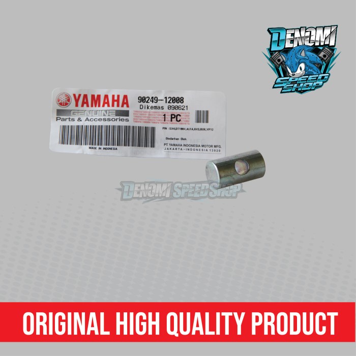 Pin Pen Bosh Besi Tiang Rem Belakang Yamaha F1ZR FIZR F1Z FIZ R RX King Alfa Vega Force 1 Original YGP 90249-12008