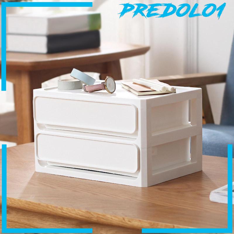 [Predolo1] Desk Organizer Meja Portable Stackable Makeup Organizer Untuk Tape Pen Perhiasan