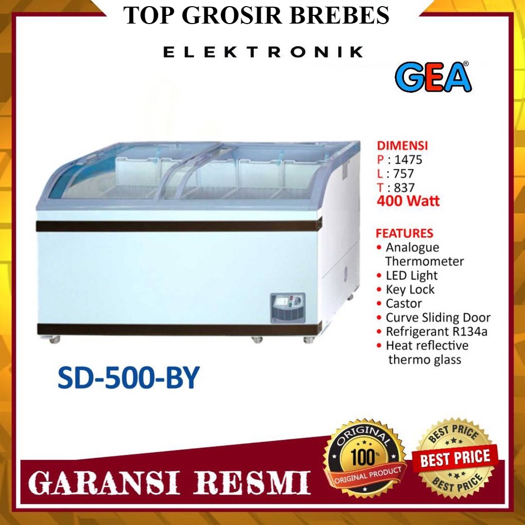 FREEZER SLIDING CURVE GEA SD500BY FREEZER KACA GEA SD 500 BY