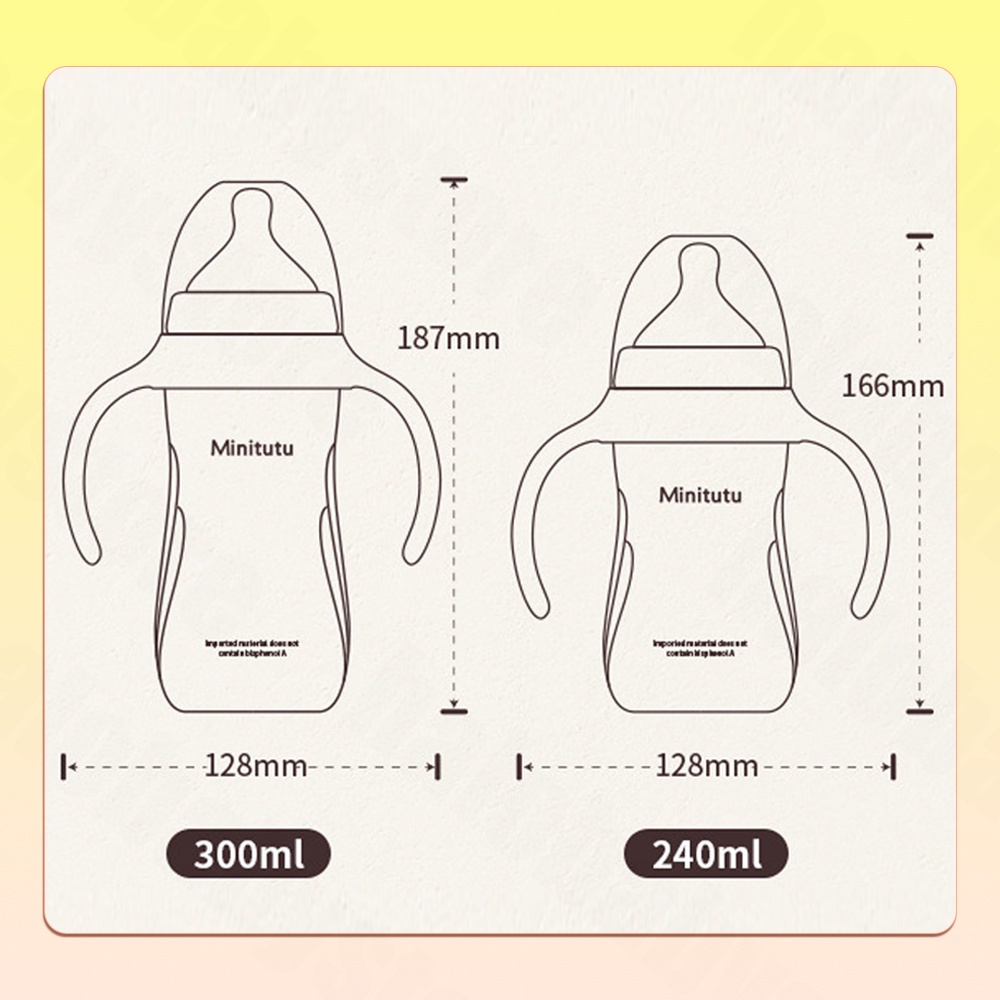 Halo Baby 3IN1 Botol Susu anak Bayi Anti Kolik/Feeding Bottle/Botol Minum Anak Bayi/Training Cup Baby BPA FREE