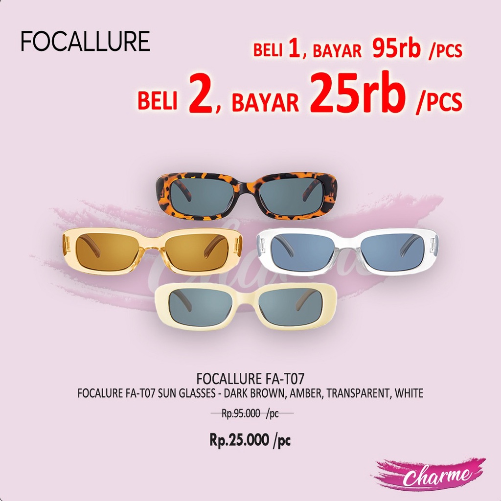 (READY &amp; ORI) FOCALLURE Fashionable Sun Glasses Kacamata Fancy FA T07
