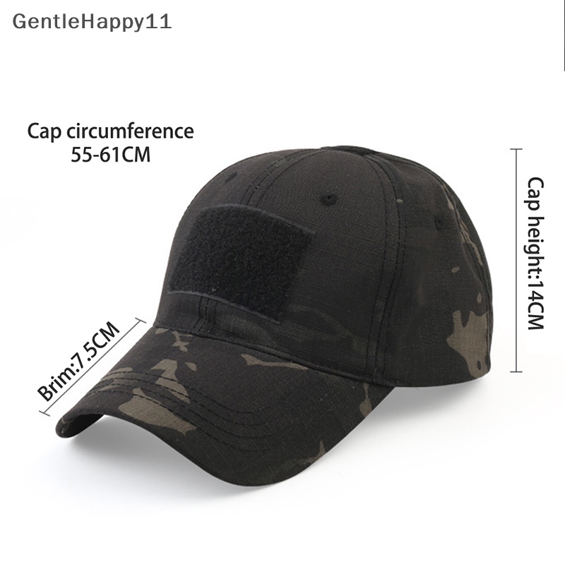 Gentlehappy Topi Baseball Kamuflase Tactical outdoor Soldier Combat Paintball Adjustable Hat id