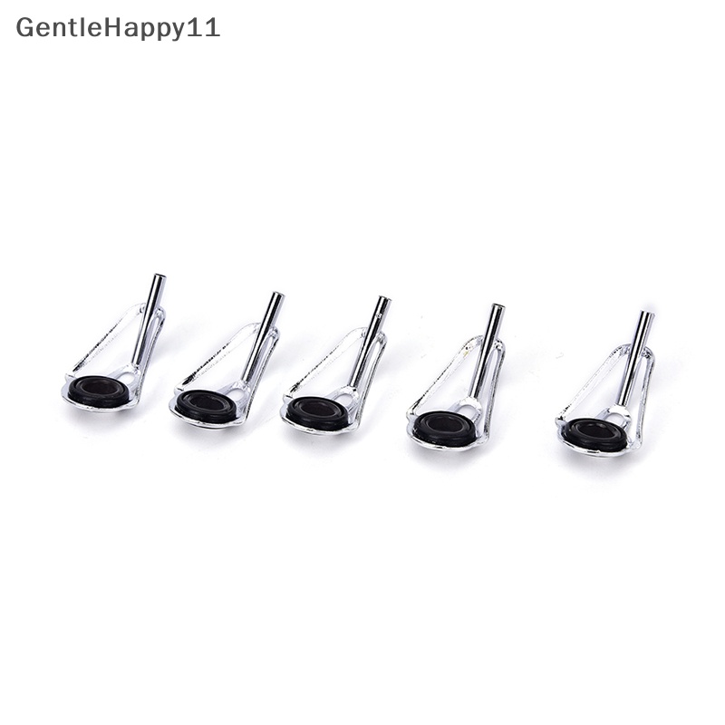 Gentlehappy 80pcs 10Sizes Steel Pancing Tiang Pandu Tip Top Ring Mata Repair Kit Hitam id