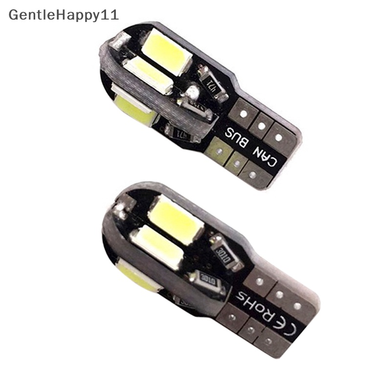 Gentlehappy 10PCS Canbus T10 194 168 W5W 5730 8led SMD Putih Lampu Side Wedge Mobil id