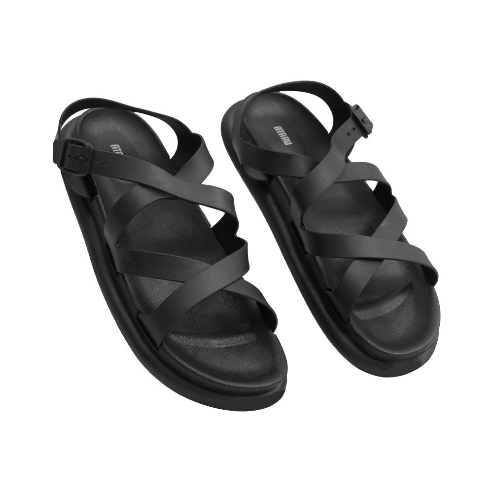 Ataru Ukuran 36 Sandal Wanita Cross - Hitam