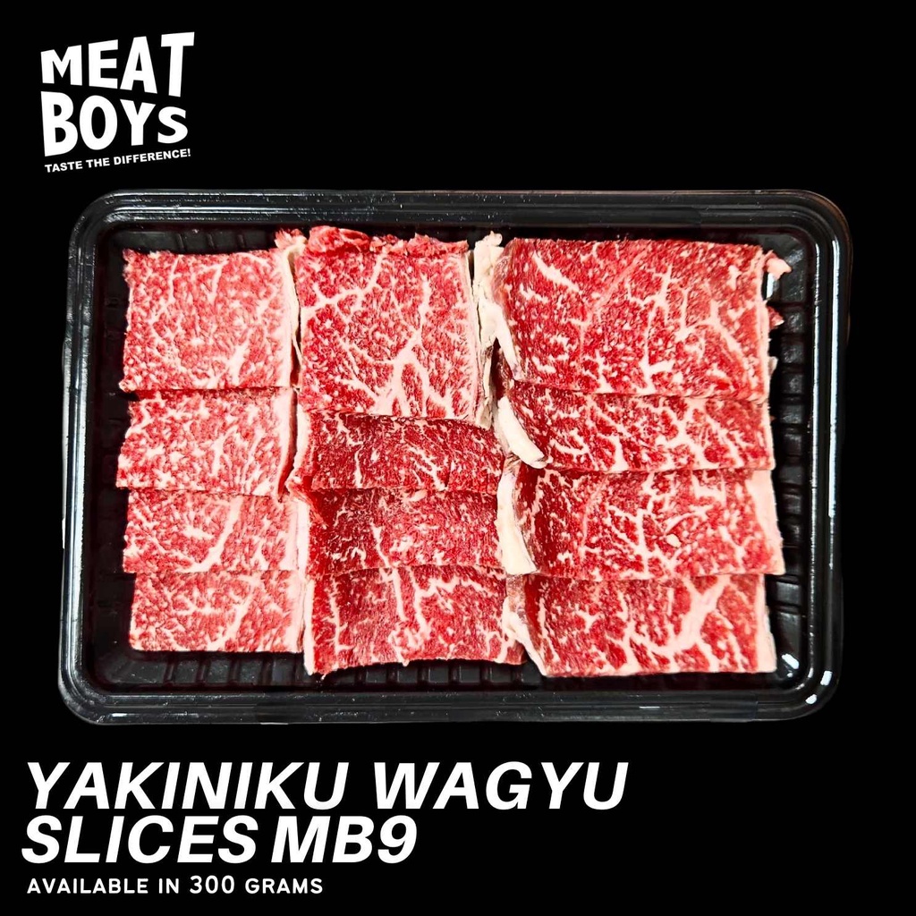 

SLICED WAGYU YAKINIKU MB9+ [300GR]