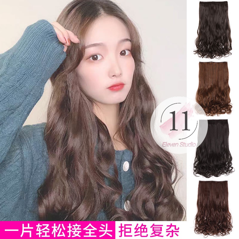 Hair Clip Curly Panjang Hair Extension Hair Clip Extension Hair Clip Panjang Hair Clip Wave Hair Clip Big Layer