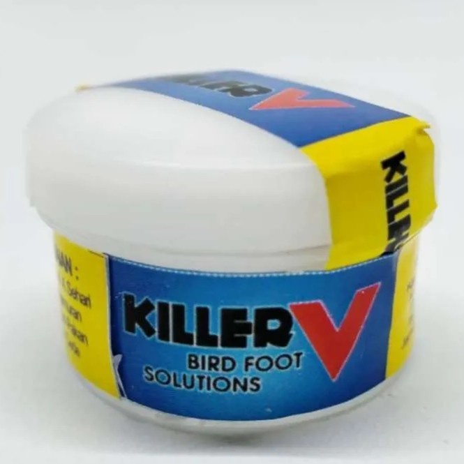 JUAL KILLER V KILER V SALEP OBAT OLES CREAM KAKI BURUNG ATASI JAMURAN BUBUL BENGKAK LUKA PATAH BOROK