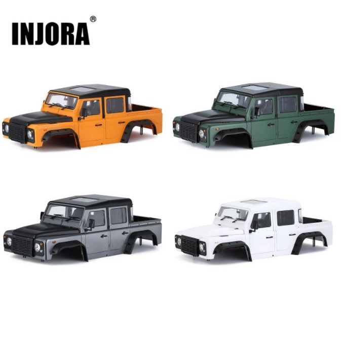 Hard Body D130 Defender Pickup 1/10 RC 313mm VS D110 Land Rover