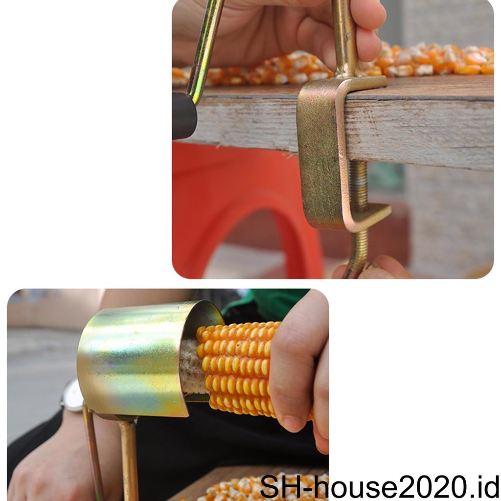 Alat Perontok Jagung Manual Portable Masak Gadget Peeler Stripper Corn Jagung Rumah