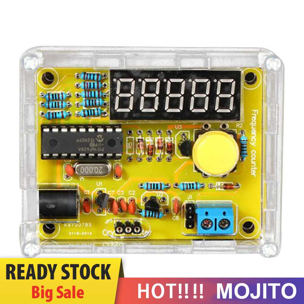 1hz-50mhz Crystal Oskilator Frekuensi Counter Tester 5digis Display DIY Kits