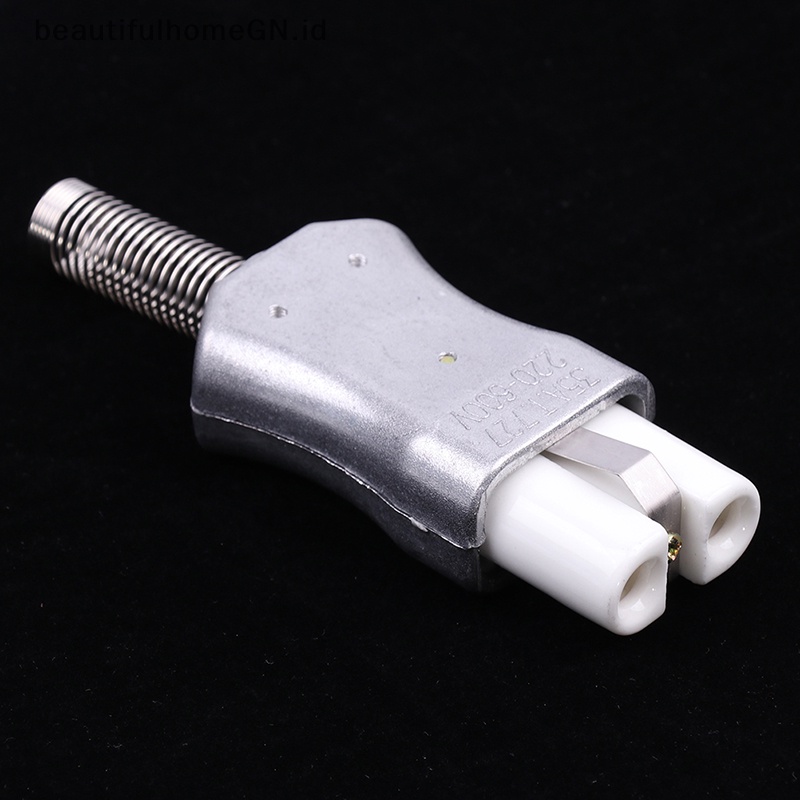 {Cantik} Baru 6mm IEC C8 Ceramic Wiring Industry Socket Plug Suhu Tinggi Konektor Laki-Laki Perempuan Oven Listrik Stopkontak 35A~