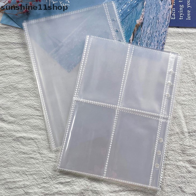 Sho A5 Binder Sleeves 1P 2P 4P Pengikat Album Foto Transparan Refill Inner Sleeves N