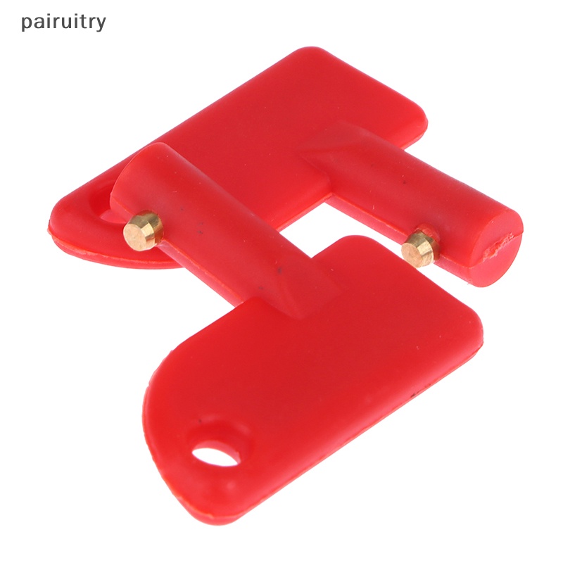 Prt 2pcs Kunci Cadangan Plastik Mini Cut Off Kill Isolator Switch Kunci Cadangan PRT