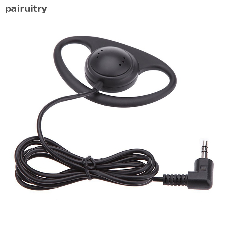 Prt Single Sided D-shaped Ear Loop Interpretasi Simultan 3.5MM Dengar Hanya Earphone Untuk Sistem Pandu Tur Radio PRT