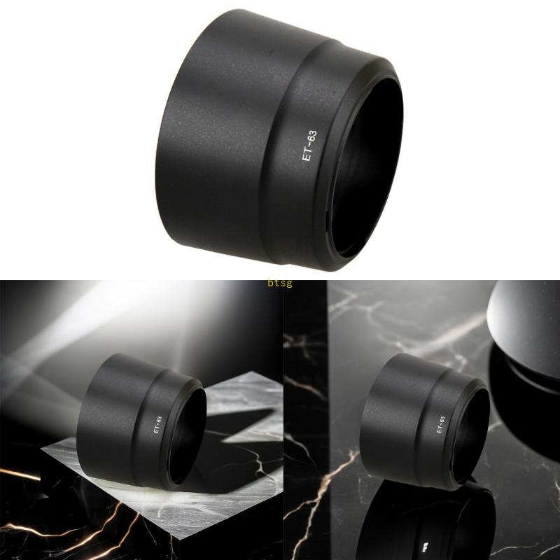 Bt ET63 Reversible- Tudung Lensa Kamera Untuk EF-S 55-250mm f 4-5 6 IS STM Tangkap Crisp- Clear-Gambar Lens Cover Shield-