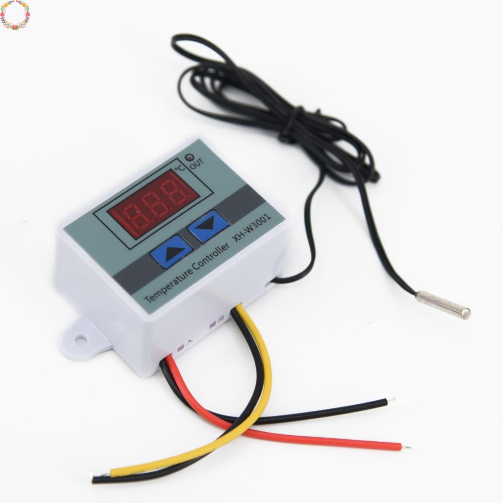 12v 220V Digital LED Temperature Controller 10A Thermostat Control Switch-Probe
