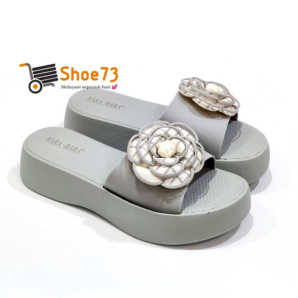 BARA BARA JSL 2203 B-15 SIZE 36-40 ORIGINAL l Sandal Selop silang jelly wanita l Sendal kokop cewek impor