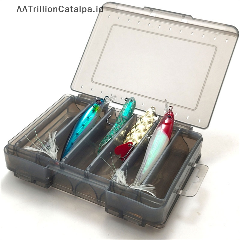 Aatrillioncatalpa 1Pcs Fishing Tackle Boxes Tempat Penyimpanan Fishing Tackle Boxes Aksesoris Box ID