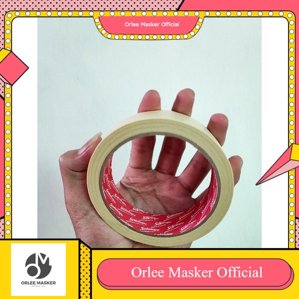 LAKBAN KERTAS SOLATAPE 1INCH TEBAL ORIGINAL, MURAH, KWALITAS TERNAMA, RAMAH LINGKUNGAN, TIDAK MUDAH RUSAk