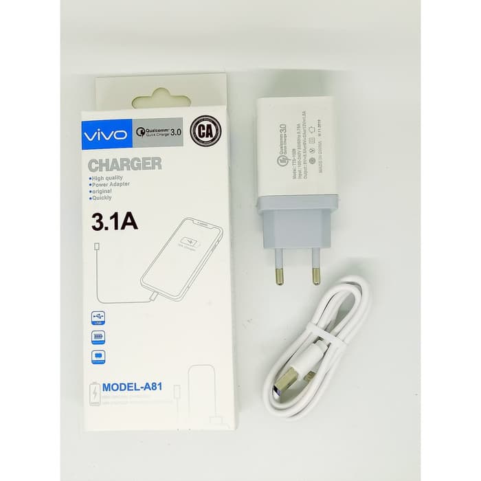 BOP TC TRAVEL CHARGER A81 ALL BRANDED QUALCOMM 3.1A PACKING IMPORT MICRO USB