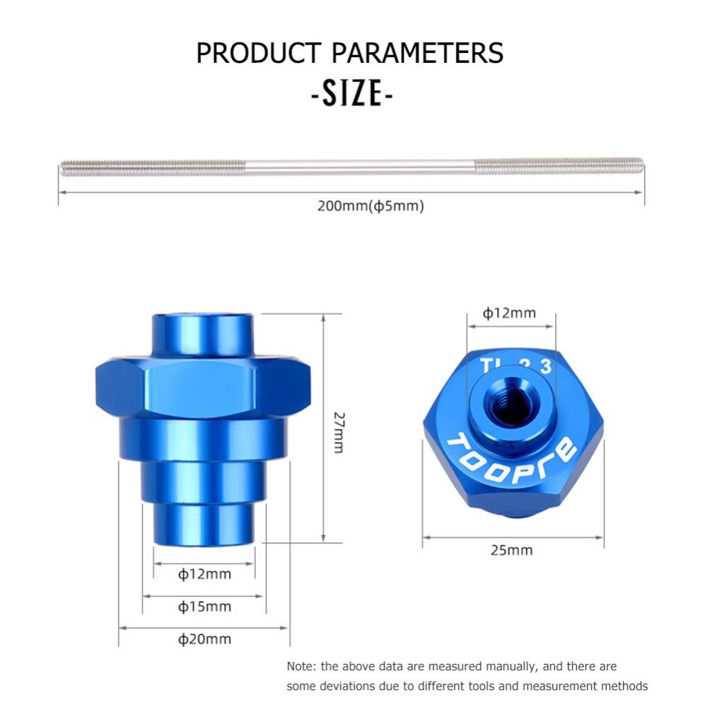 R-FLOWER Hub Sepeda Thru12/15 /20mm Untuk Roda Truing Stand Barel Shaft Converter As Adaptor