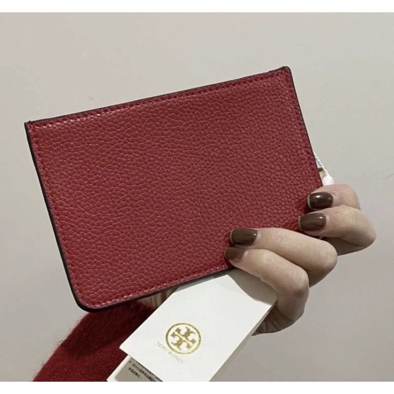 LX_Store Tory Burch Tiger Top Zip Card Case Tas kekinian Tren