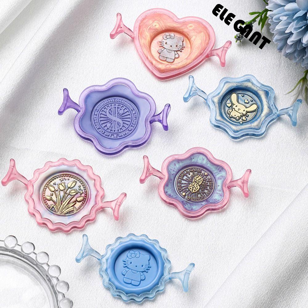 [Elegan] Wax Sealing Holder Pernikahan Indah Engagement Amplop DIY Kerajinan Alat Scrapbooking Penyegelan Lilin Cetakan Lilin Sealing Shaper Ring