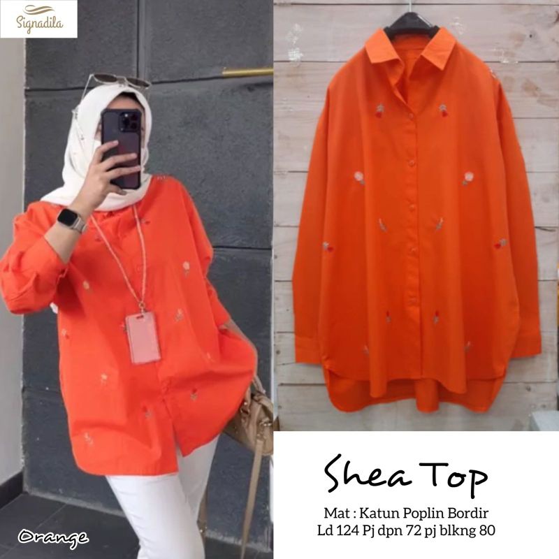 SHEA TOP ORI SIGNADILA | Ld124 Katun Poplin Bordir