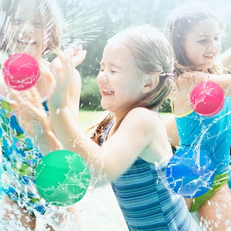 [HOT Deals] Reusable Water Balloons/ Mainan Air Musim Panas Untuk Anak-Anak/ Splash Balls Water Games/ Kolam Renang Pantai Pesta Bermain Waterballons