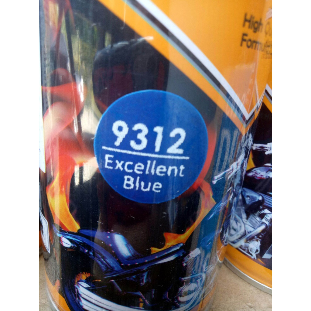 Pilok Diton premium Excellent Blue 9312 400cc Pilox Biru tua Biru cat semprot tahan bensin cat semprot diton premium