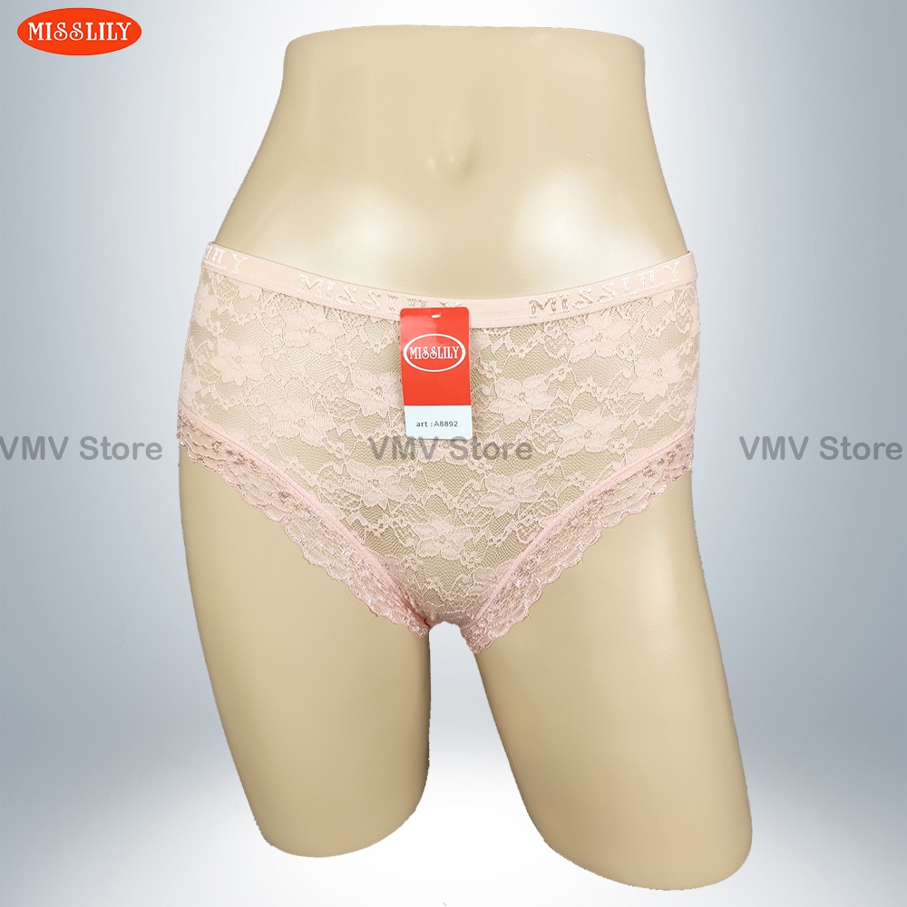 Celana Dalam Wanita Misslily A 8892 CD Perempuan Sexy Renda Lace Transparan Lingerie Miss Lily Asli 