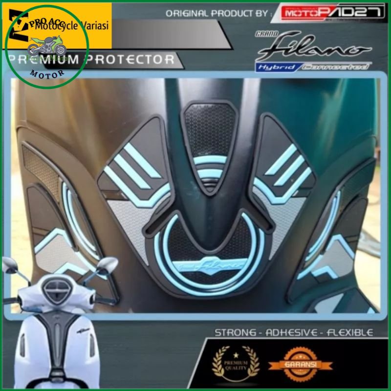 Stiker Deckpad Grand Filano Rubber Body Bawah Grand Filano Bahan Karet Premium