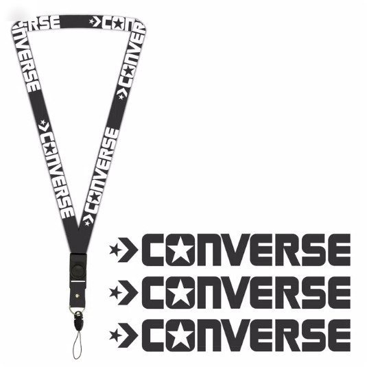 

Tali Lanyard CONVERSE Aksesoris Custom Lanyard Gantungan Kunci HP POD Lanyard Tali ID Card