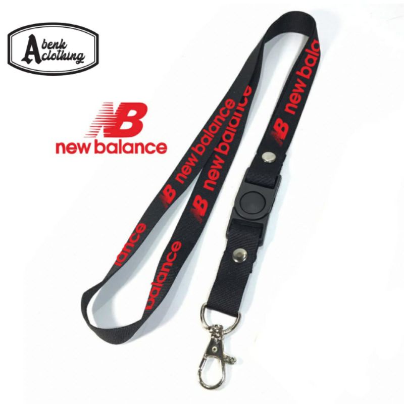 

TALI LANYARD NEW BALENCE GANTUNGAN KUNCI/GANTUNGAN ID CARD/GANTUNGAN HP/GANTUNGAN FLASHDISK hitam