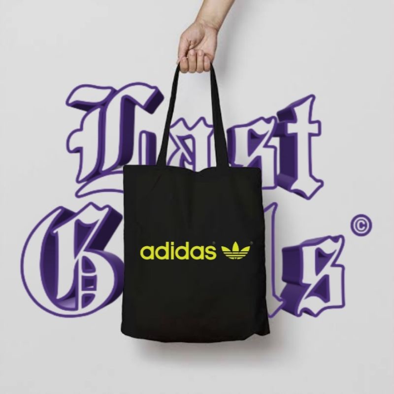 tote bag ADIDAS / tote bag resleting / tote bag pria / tote bag wanita / tas tote bag distro / toteb