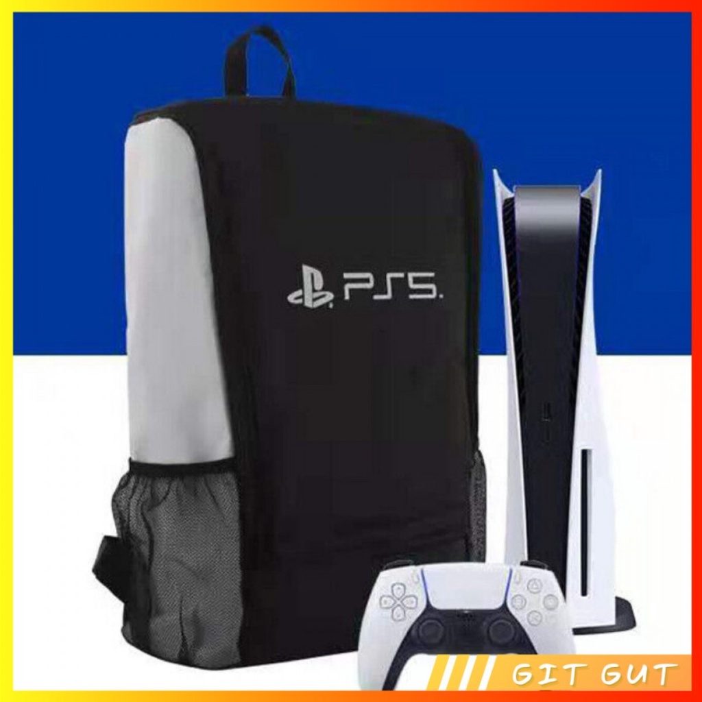 Tas Ransel Playstation 5 PS5 Backpack Travel Case Storage Bag