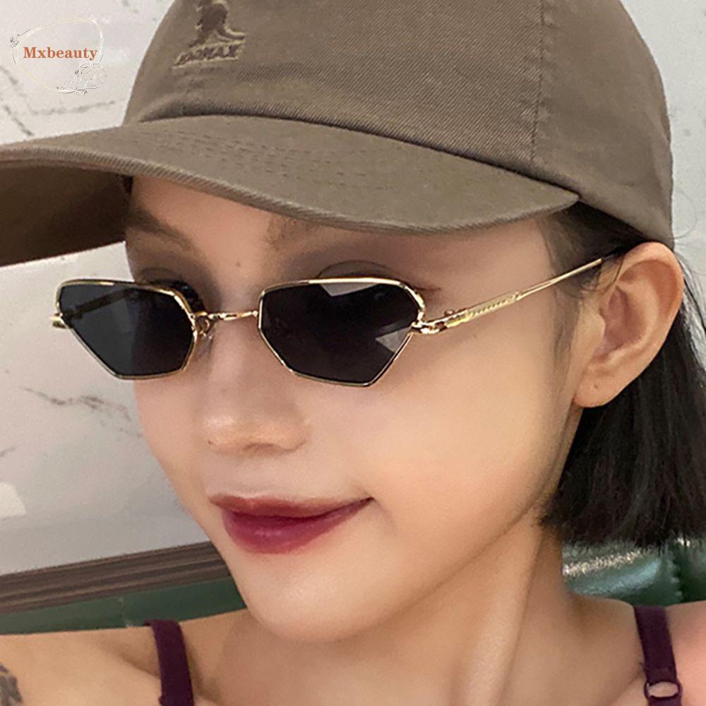 Mxbeauty Kacamata Poligon Retro Geometris Kaca Mata Anti Radiasi Untuk Wanita Kacamata Perlindungan Anti Radiasi Kacamata Perempuan Korea Pria Cat Eye Eyewear Women Glasses