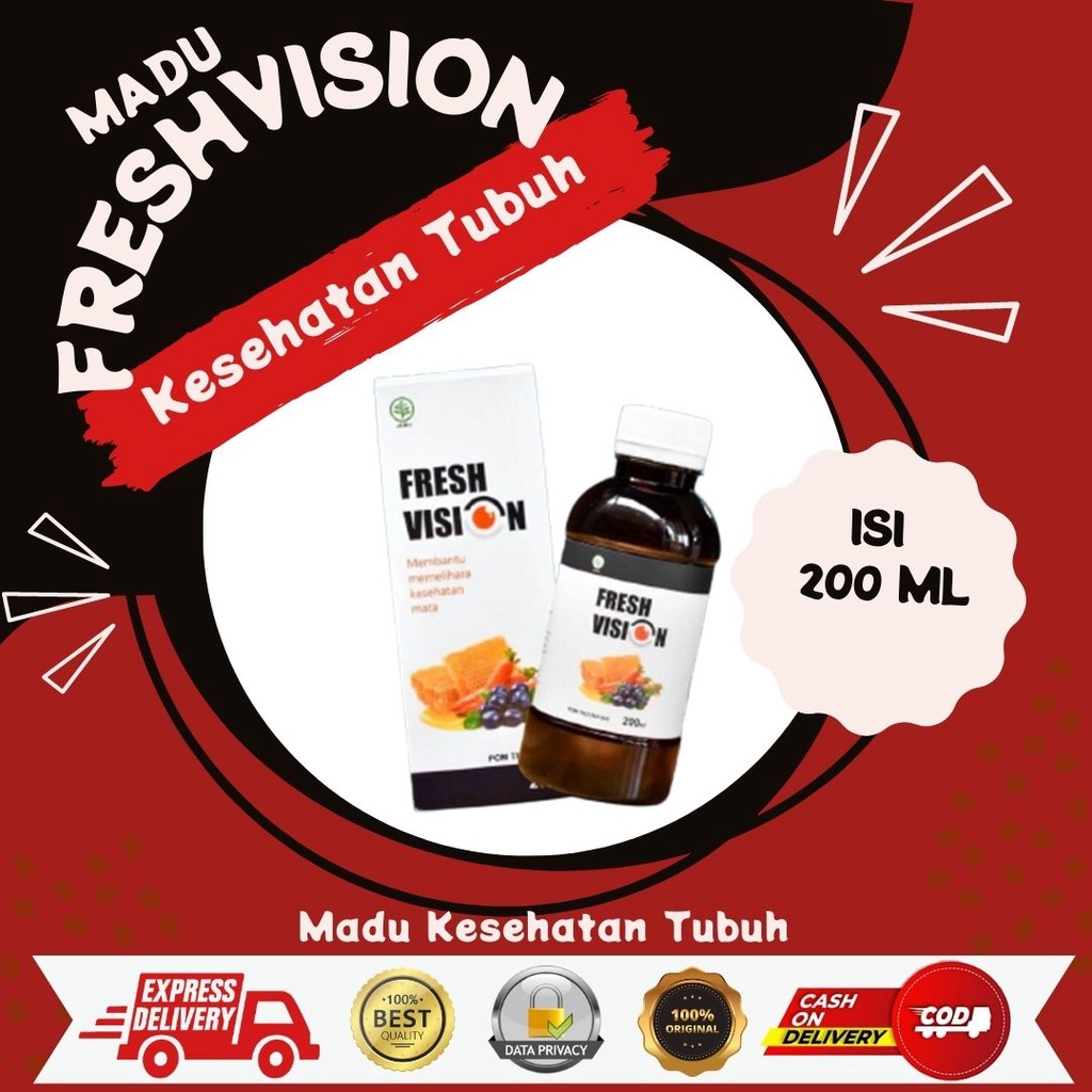 

FRESH VISION - Madu herbal kesehatan mata (200ml)