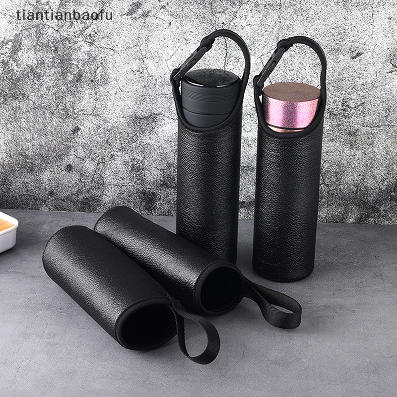 [tiantianbaofu] Pu Sport Botol Air Case Insulated Bag Holder Penutup Lengan Untuk Mug Botol Butik