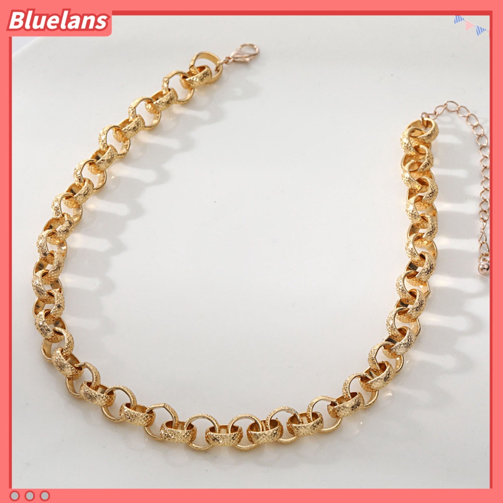 [BLS] Kalung Dewasa Multi-layer Punk Hip-hop Lapis Emas Hypoallergenic Fashion Perhiasan Alloy Pria Wanita Kaitan Rantai Kalung Untuk Harian