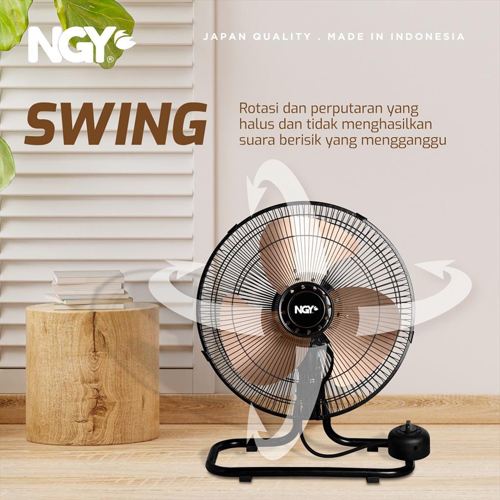 NAGOYA Kipas Angin Lantai - Dinding / Floor Wall Fan 2 In 1 12 Inch NG-12DW / NG-12 DW