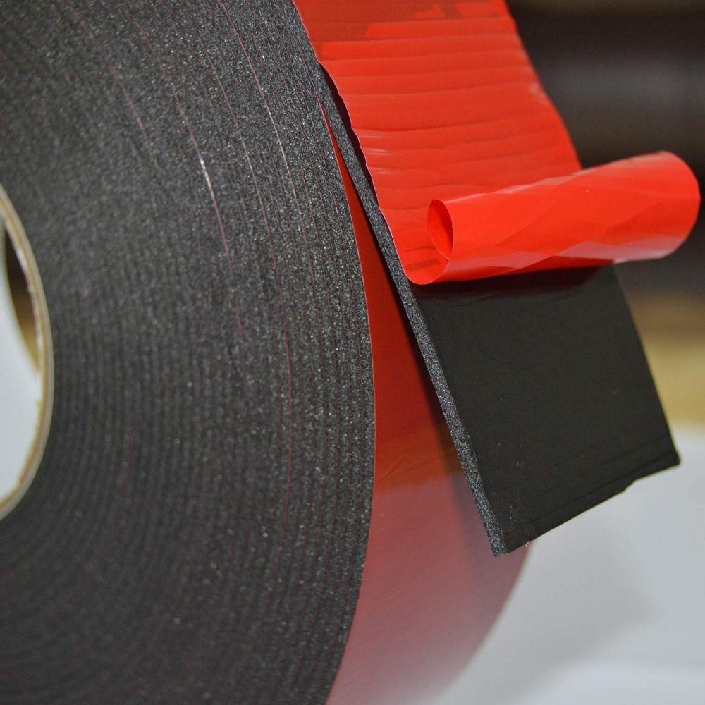 TOP Foam Tape 1inch x 33ft Warna Merah Untuk Mobil, Socket Car Tapes Mounting Tape