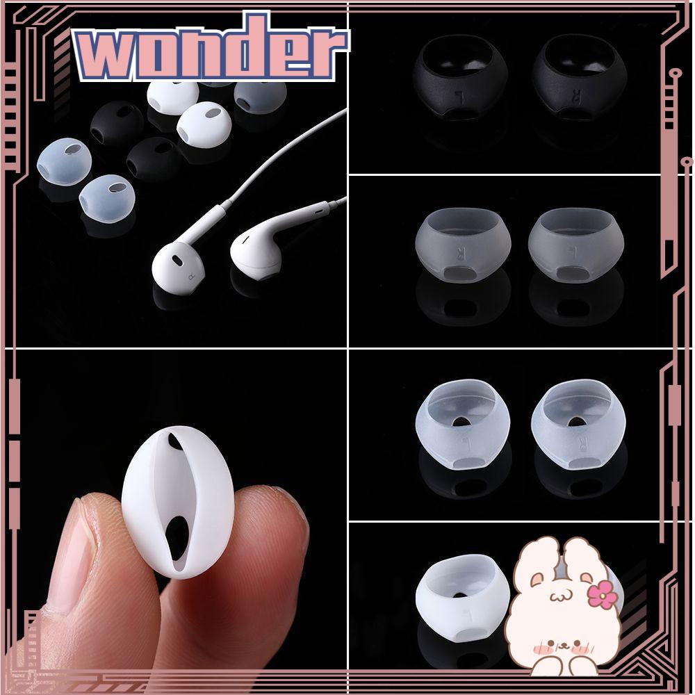 Wonder Silicone Earbuds Cover Warna-Warni Pelindung Lengan Shockproof Ear pads Case Untuk Ap iP Phone Earphone