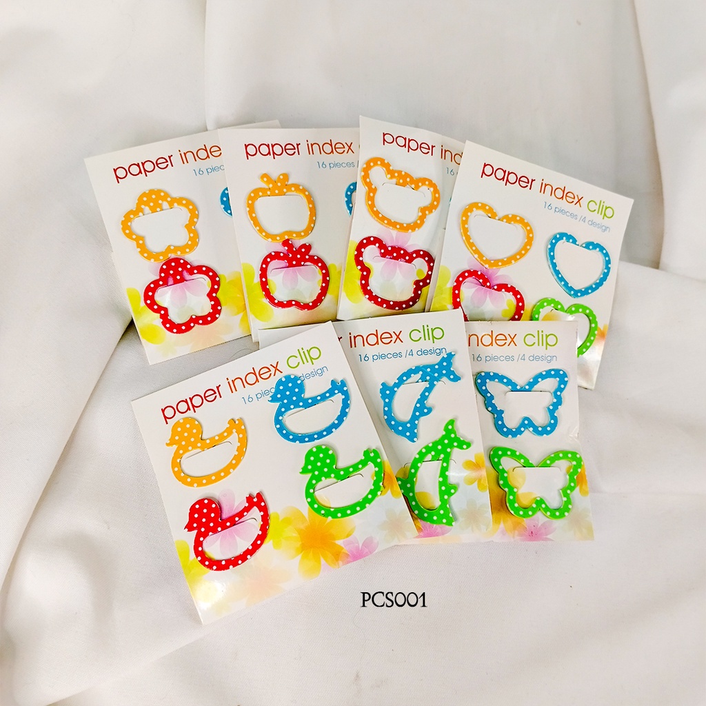 

Clip Paper Index Klip Penjepit Kertas Bentuk 16pcs PCS001B