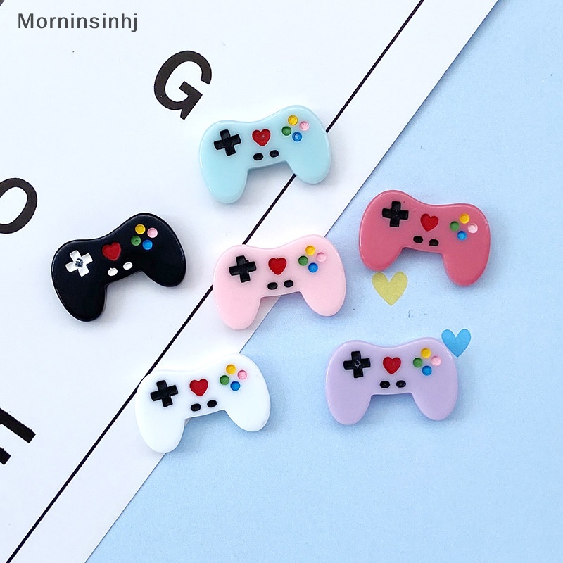 Mornin 5PCS 17.5*28mm Konsol Game Handle Warna Resin Aksesoris Handmade DIY Kepribadian Kreatif Cream Lem Perhiasan Untuk Hadiah Anak id