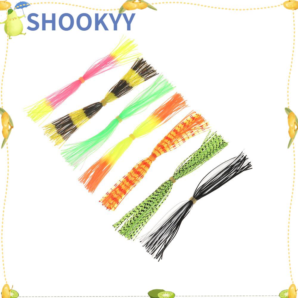 Chookyy 50pcs Rok Silikon New Artificial Spinner Tenggelam Tanpa Angin Karet Cumi