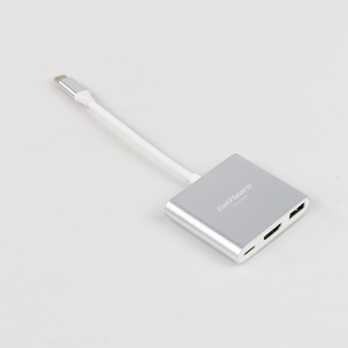 Converteer USB Type C 3.1 to USB 3.0 HDMI USB Type C - hpq1034 - Silver