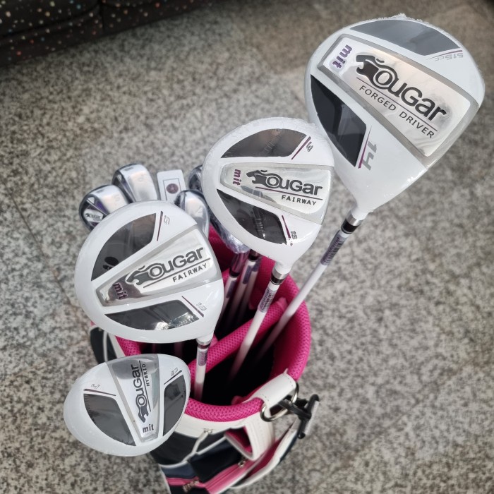 TERBARU STIK GOLF COUGAR DRIVER WOODS HYBRID MEN LADIES GRAPHITE SHAFT ORI